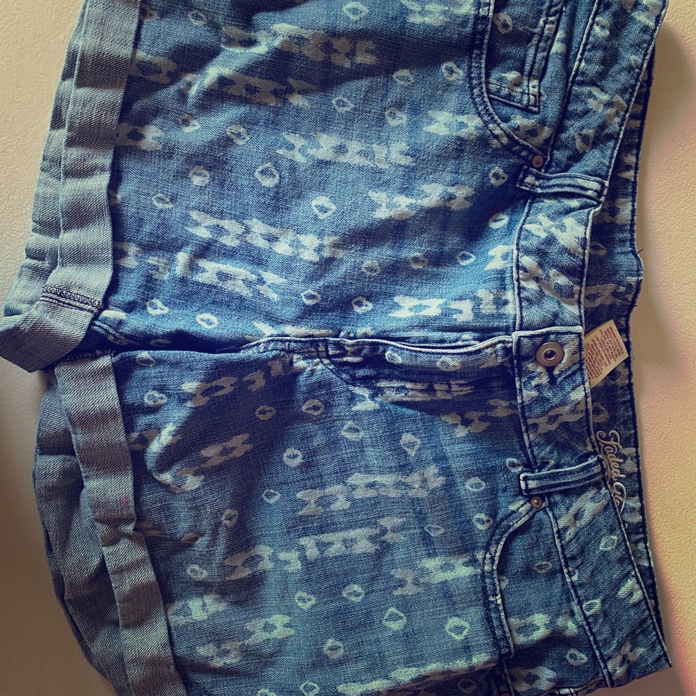 Denim shorts